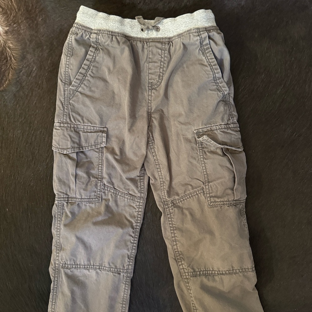 Hanna Andersson Gray Kids Cargo Pants